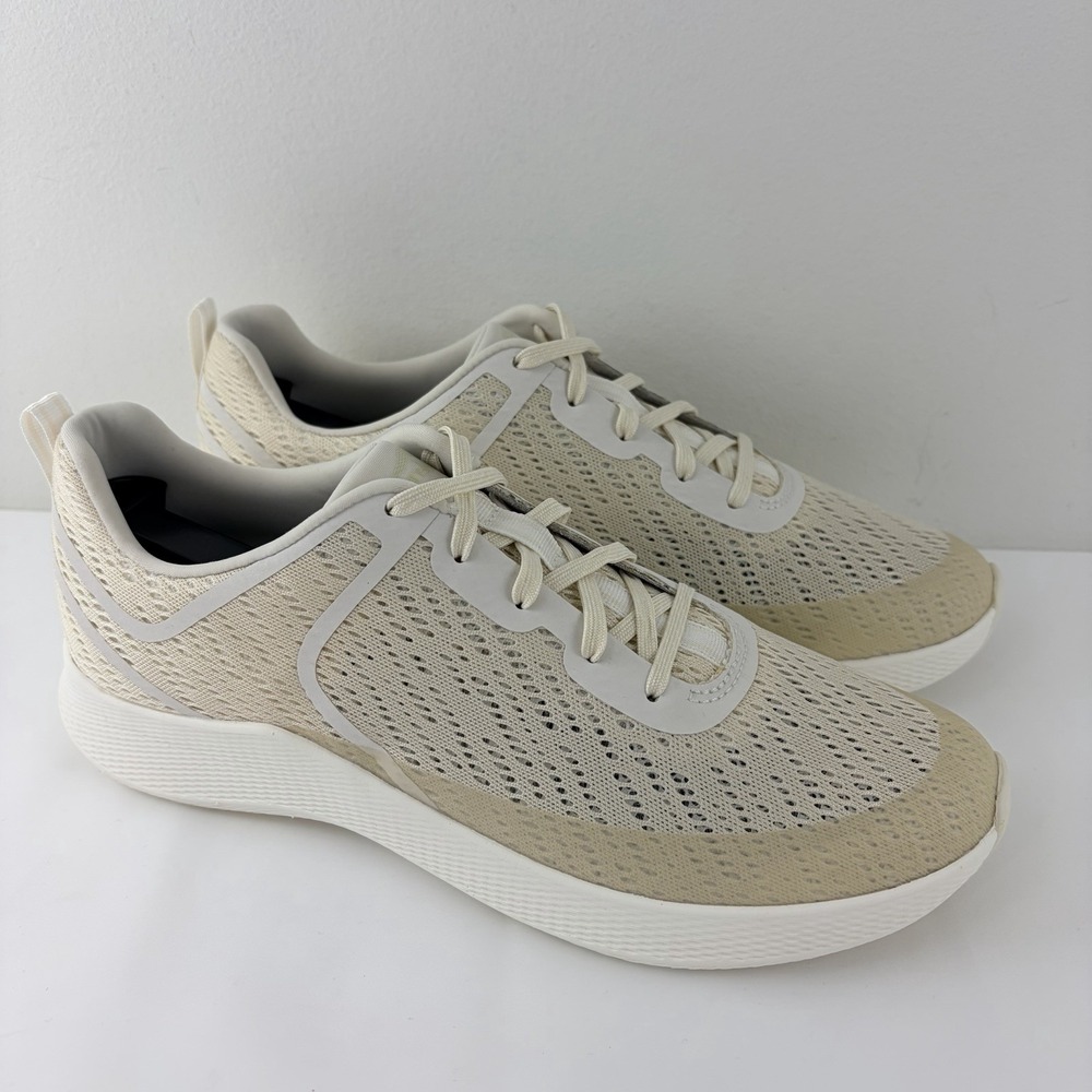 Dansko Beige Mesh Lace-Up Sneakers